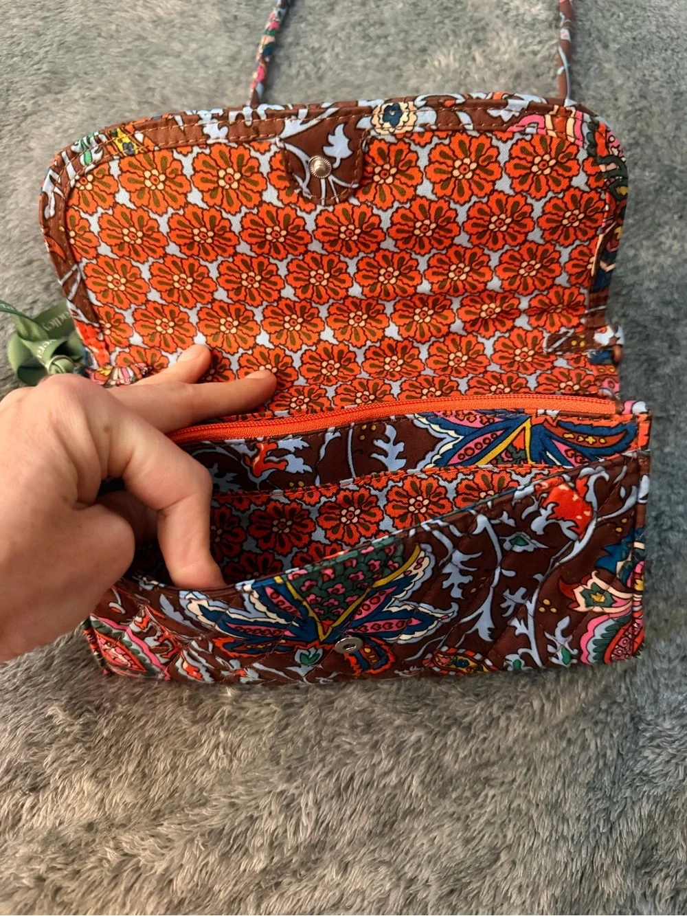 Vera Bradley Wildwood Wallet Adjustable Crossbody NWT